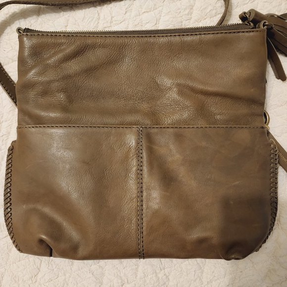 Lucky Brand Harper Leather Crossbody - Picture 2 of 12